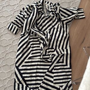 Black and white dress